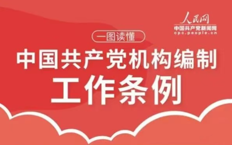 《中国共产党机构编制工作条例》一图读懂